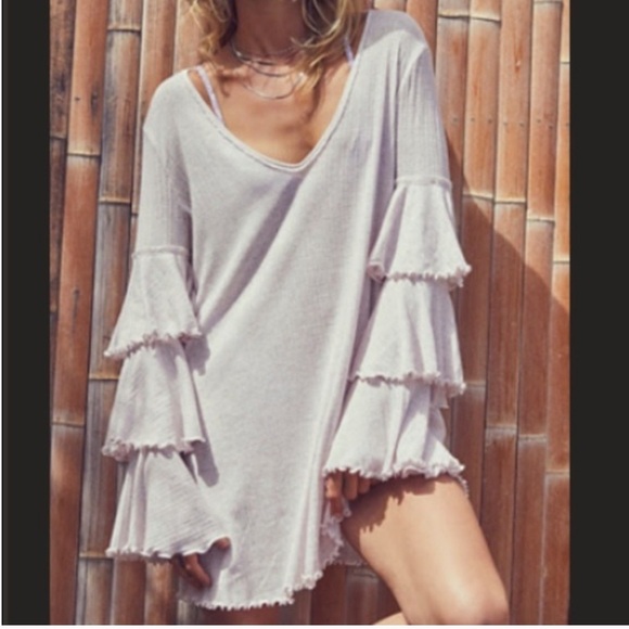 Free People Seashore Mini Dress, size XL - Picture 1 of 6